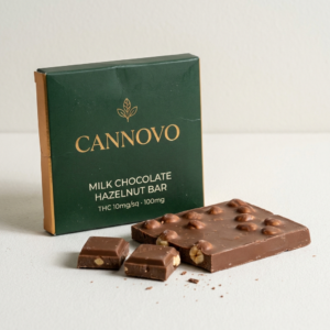 Milk Chocolate Hazelnut Bar – Cannovo Cannabis Edibles