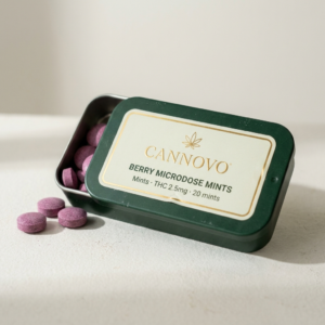 Berry Microdose Mints – Cannovo Cannabis Edibles