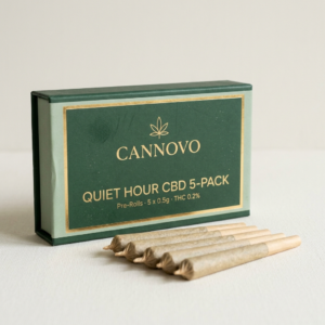 Quiet Hour CBD 5-Pack – Cannovo Pre-Rolls