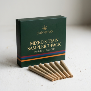 Mixed Strain Sampler 7-Pack – Cannovo Pre-Rolls
